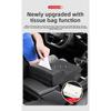 Car Armrest Box Height Increase Pad with Tissue Dispenser Car Armrest Leather Non-slip Memory Foam Pillow Protective Cover