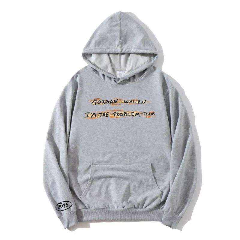2025 I'm The Problem Tour Hoodie MorganWallen Singer Printing Sweatshirts Long Sleeve Fashion Hooded Pullovers Women Clothing