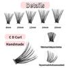 Segmented Individual Cluster Eyelashes 8-16mm Eyelashes Extensions  Eyelash Extension