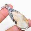 Crazy Lace Agate, Amethyst 925 Sterling Silver Jewelry Pendant 2.76" I5c16