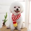 Cute Puppy Kitten Christmas Scarf S/M/L Winter Dog Scarf Pet Warm Knitted Scarf  Keep Warmth