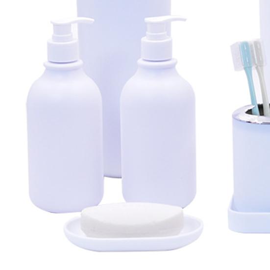 1 Набор аксессуаров для ванной комнаты, многоразовые пополняемые бутылочки для лосьона, дозатор для мыла и зубная щетка