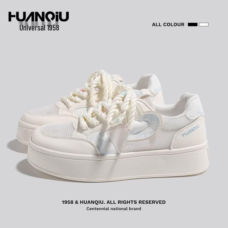 Huanqiu Women's Platform Casual Sneakers
