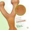 Purful Benebone Roast Chicken Flavor Chew Medium Co., Ltd. Bone-Shaped Toy, (Imported)
