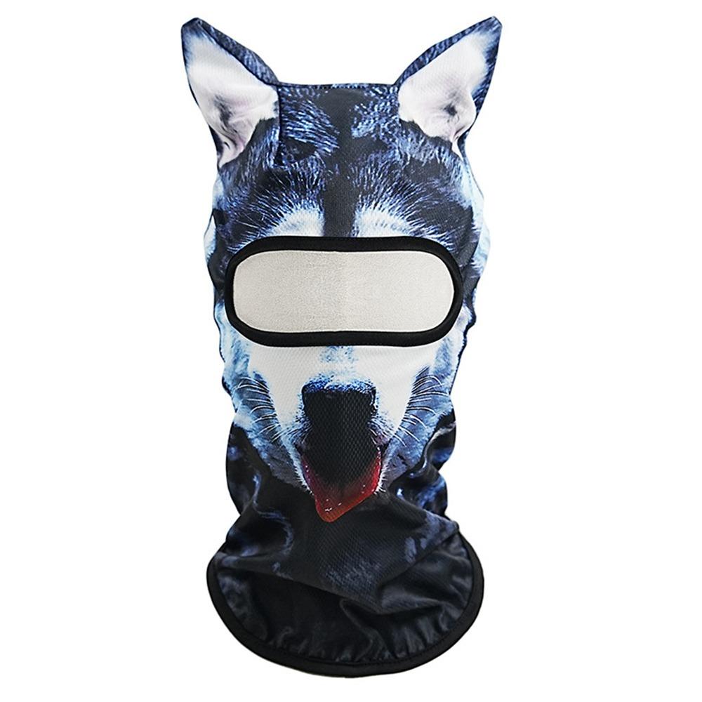 Солнцезащитная полнолицевая маска 3D Animals полнолицевая шейная маска модная кепка-пуловер для езды на велосипеде