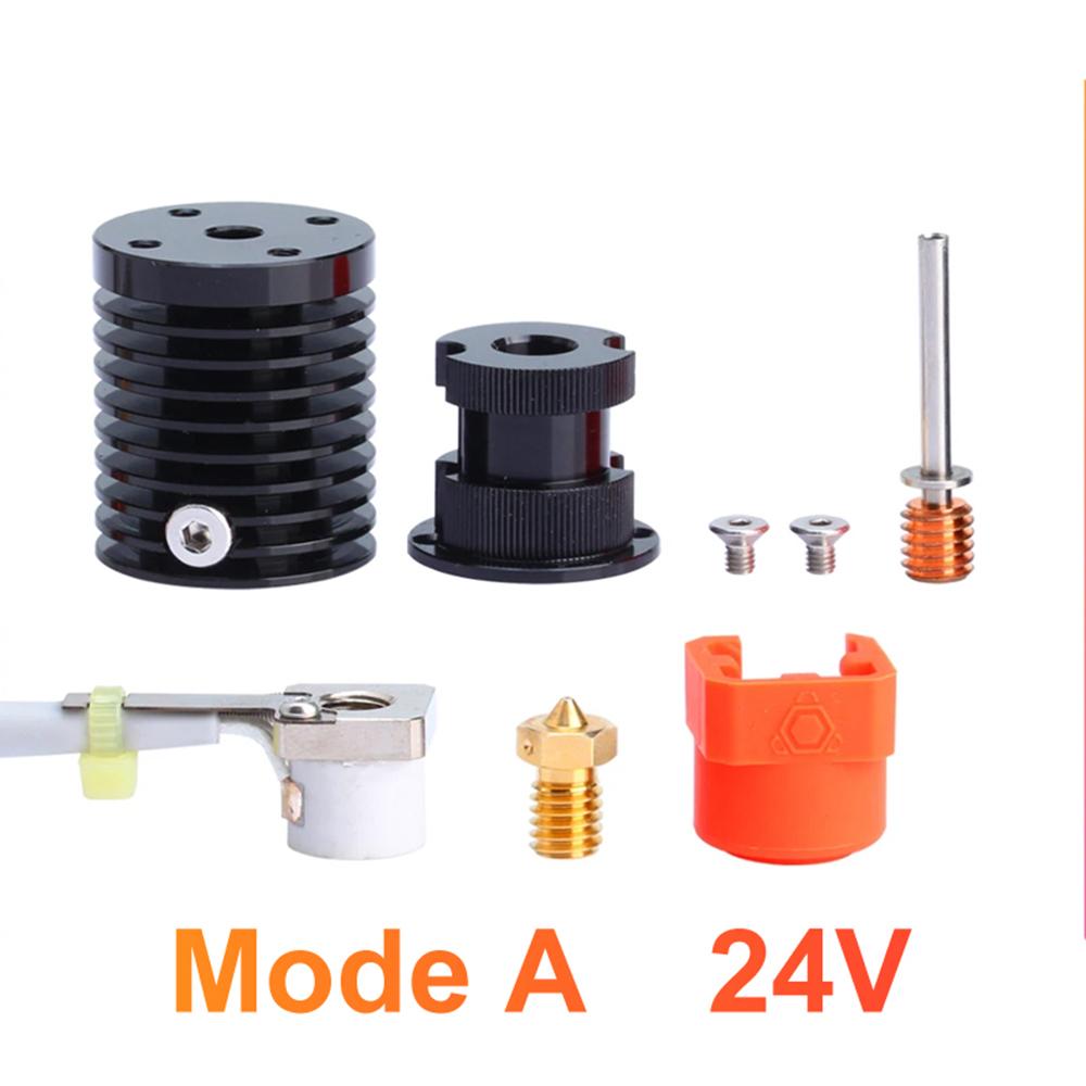 Комплект Trianglelab TD6S Hotend с керамическим нагревательным кольцом + сопло V6, совместимое с 3D-принтером Voro