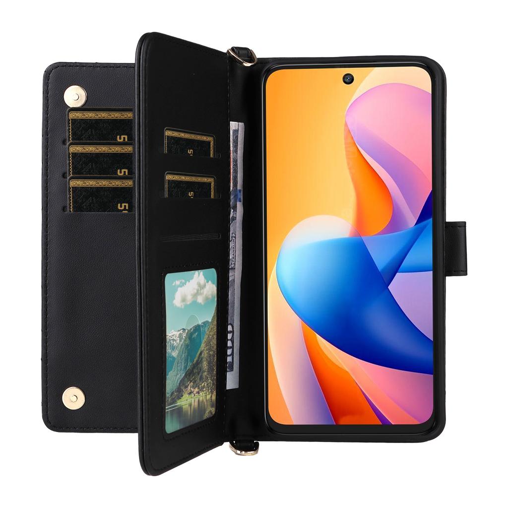 Для TCL 60R 5G/60 5G Чехол-кошелек с плечевым/кистевым ремешком Кожаный чехол для телефона Подставка