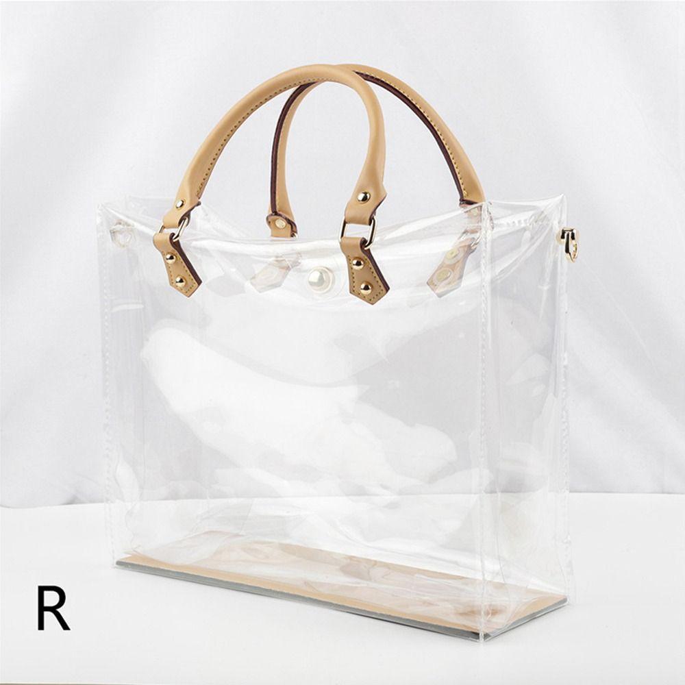 Clear Tote Bag DIY Handmade PVC Handbag Making Kit Large Capacity Gift Bag Woman
