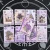 Колода Ленорман "Лаванда" - 36 карт с винтажными ботаническими иллюстрациями, 9*6 см, Сиреневая эстетика в стиле шебби-шик, Альтернатива Таро