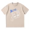 Hannah Bahng Blue HB Tshirt Men Women Cotton Quality Short Sleeve Tees Male Fashion Cartoon Graphic Oversized high quality soft
