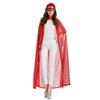 Adult Long Paillette Cape for Women Halloween Party Sequin Cloak Costume Full Length Witch Cosplay Robe for Role-Playing Stage Performances
