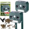 Wanoa Animal Cat Набор из 2 шт. Светодиодный источник питания идеально подходит для улицы IP67 Отпугиватель, Отпугиватель, [Ультразвук + Вспышка] [Не требуется, используйте. Водонепроницаемый/пыленепроницаемый