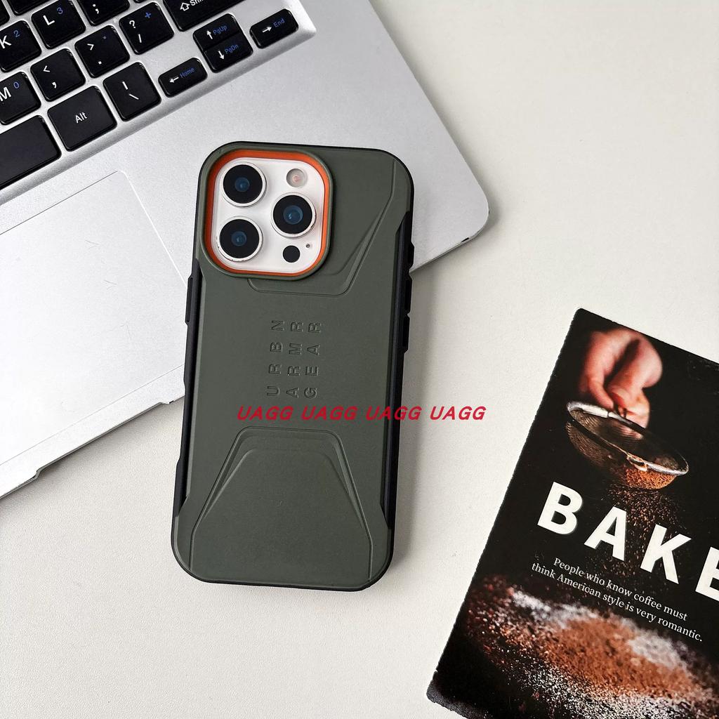 Серия U Гражданский метеорит UAG Броня для IPhone 17 Pro Max 16 15 14 Подставка Магнитный чехол для MagSafe Зарядки Ударопрочный Противоскользящий Защитный чехол