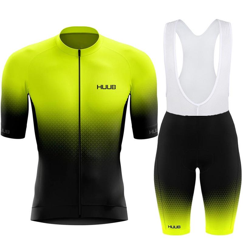 Cycling Suits Racing Suits Mountain Bike Gear Breathable Tops HUUB Men's Short-sleeve Cycling Suits