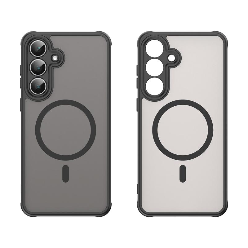 Чехол для Samsung Galaxy S25 FE Полупрозрачный Матовый Матовый PC+TPU Защита от отпечатков пальцев Полупрозрачная Крышка для Galaxy S25 fe