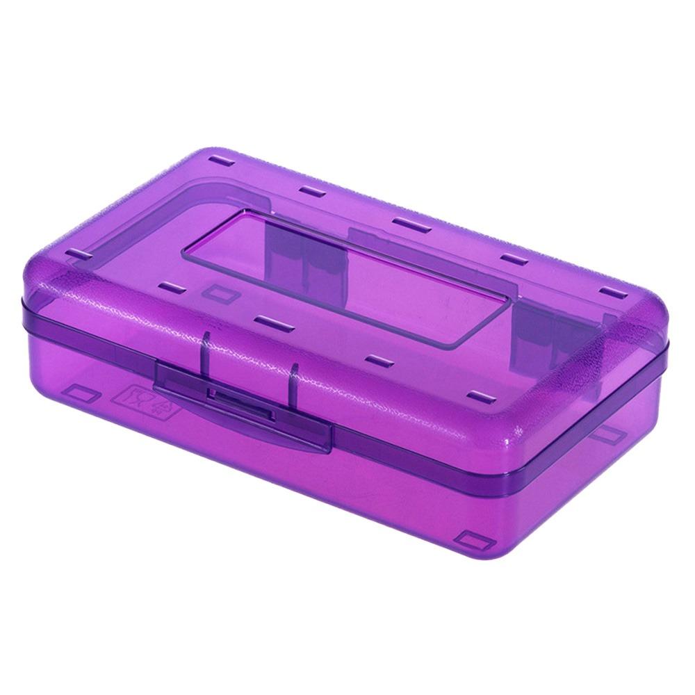 Transparent Pencil Case Large Capacity Marke Pen Organizer Durable Pen Box  School Office