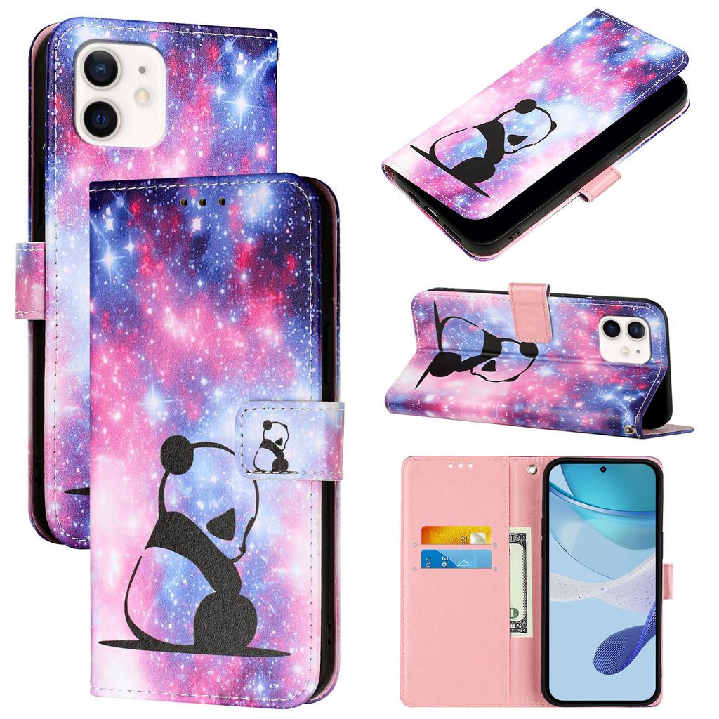 Кожаная книжка-чехол для iphone 12 Pro Max 12 Pro 12 Mini 12 11 Pro Max 11 Pro 11 Кошелек с принтом Цветок Бабочка Чехол для телефона