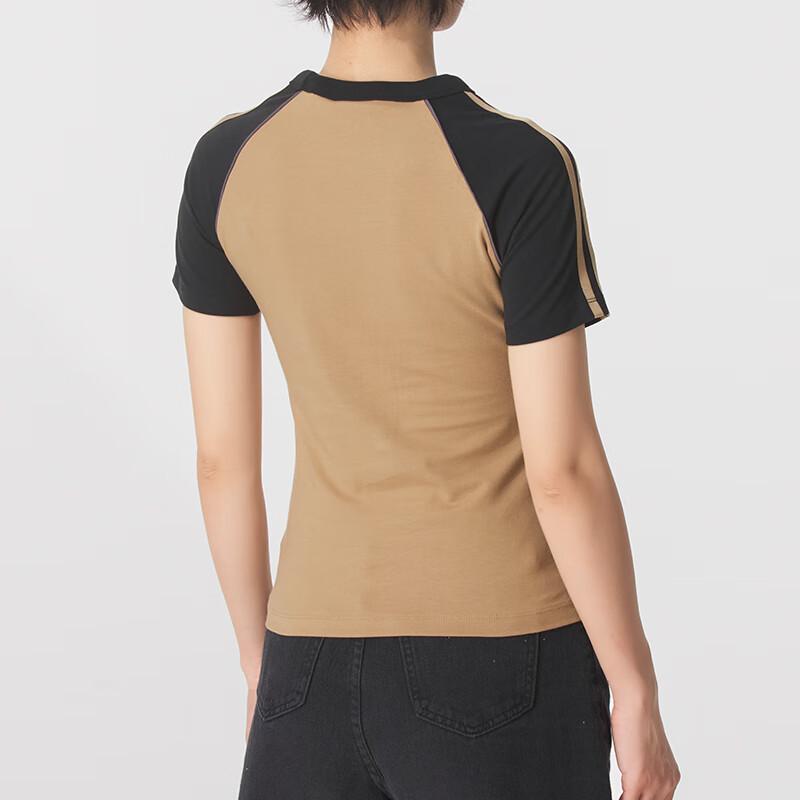 Adidas Оригинальные Модные Удобные Дышащие Повседневные Футболки с Коротким Рукавом Женские Топы JV7192