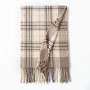 New Scarf for Women High End  Autumn and Winter  Korean Version  Versatile Plaid  Thickened  Student Couple  Imitation Cashmere Scarf