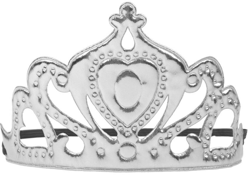 Diadem Tiara Crown Princess Queen Silver