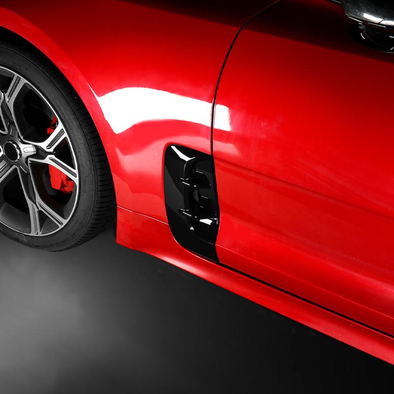 Auto Exterior Leaf Plate Lid Stripe Car Side Body Panel Decorative Cover Accessories For Kia Stinger 2018- Accessories