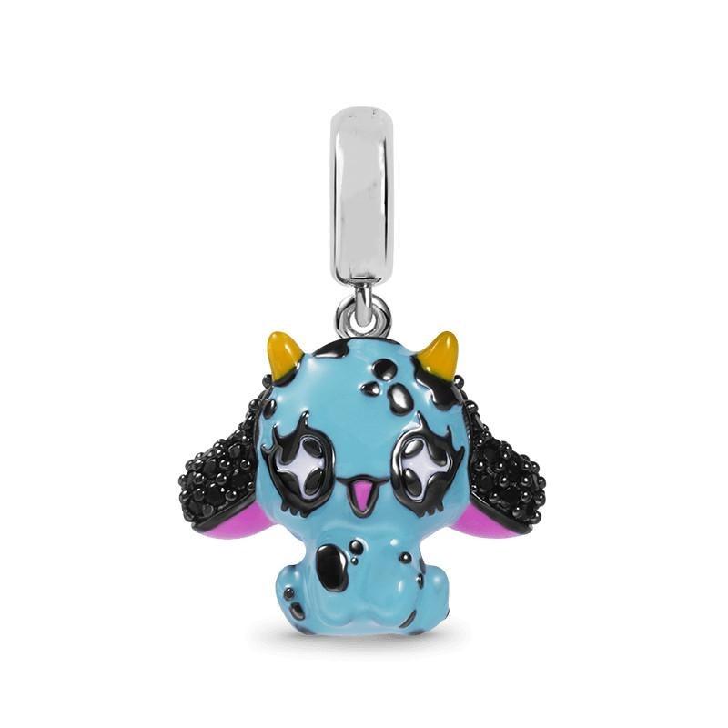 Покрытый медью кубический цирконий Herocross мультяшный кролик шарм семья мать бусины стопор подходит для оригинального европейского браслета ювелирные изделия