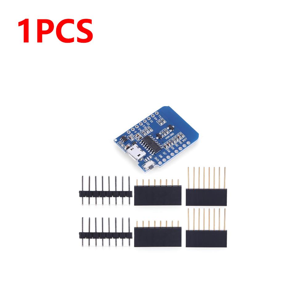 10-1 шт. D1 Mini TYPE-C/Micro USB ESP8266 ESP-12F CH340G V2 Модуль WiFi D1 Mini Плата разработки 3,3 В с пинами для Arduino