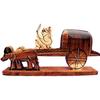 Wooden Handicrafts Showpiece Table Decor and Wall Mounted Home Decoretion Toy for Kids Gift Product 14cm Clear 1 Piece
