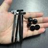 Nylon Universal Cable Tie Buckle Zip Tie Heavy Duty Self-Locking Push Pin with Button Fixion Tools for Car Auto Repair