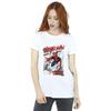 Marvel Womens/Ladies Spider-Man Sketch City Cotton Boyfriend T-Shirt