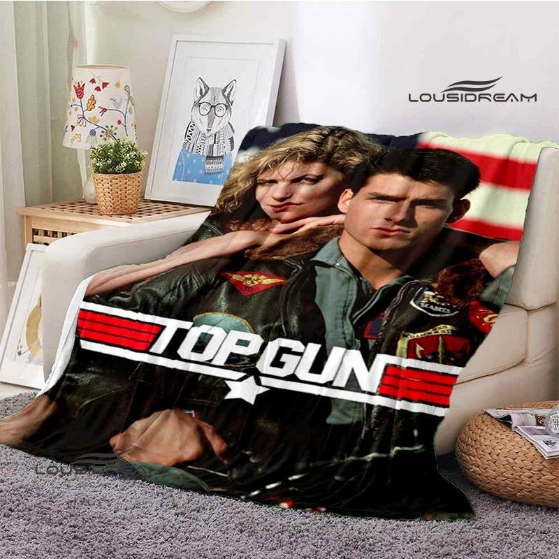 Классический фильм Top Gun Плед Детский теплый и красивый плед Мягкий и удобный плед Подарок на день рождения