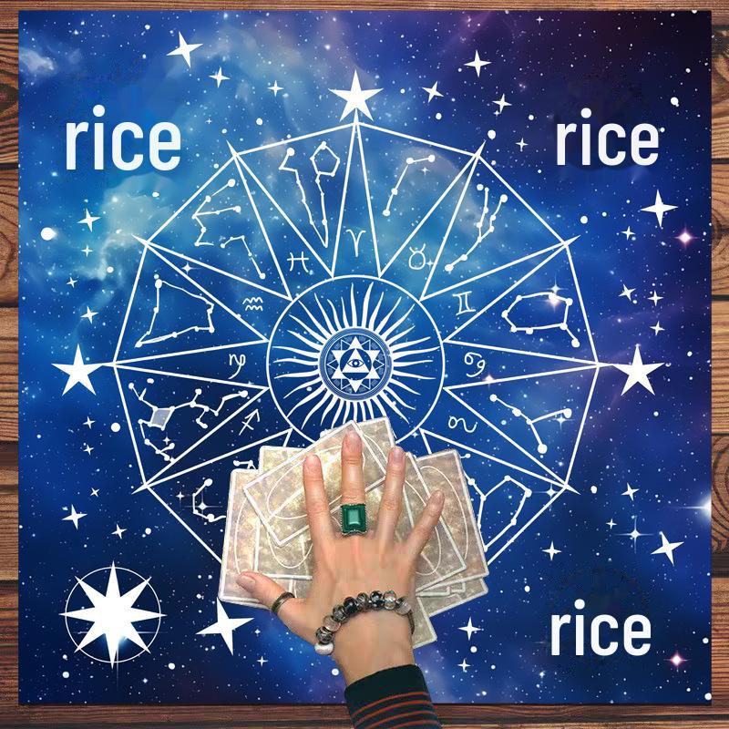 Нескользящая износостойкая скатерть Таро для украшения комнаты