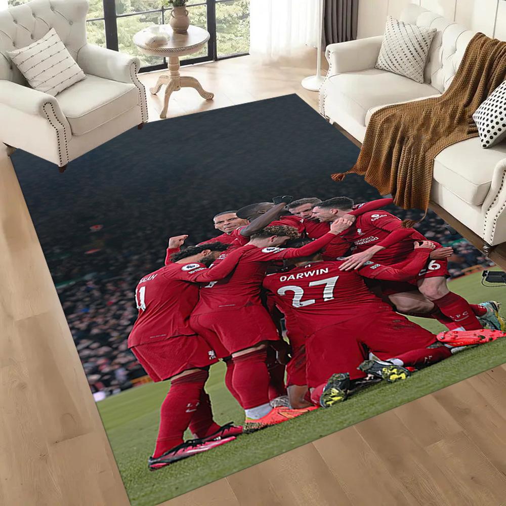 Liverpool Football Club Floor Mat Design For Kitchen Living Rooms Game Room Dining Room Antislip Carpet Anime Office Decor Best For Christmas