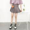 Плюс размер Harajuku короткая юбка корейская клетчатая юбка женская молния с высокой талией школьная плиссированная клетчатая юбка сексуальная мини-юбка