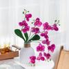 15 Heads Artificial Phalaenopsis Bouquet Photography Props Wedding Fake Flower  Wedding Decoration