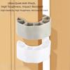Noise Reduction Door Stopper Soft PVC Anti Slam Guard Safety Guard Safety Wedge  Bathroom