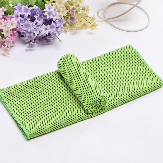 Cooling Towel Quick Dry High Density Strong Evaporation Sweat Absorption Polyester Sports Cold Feeling Towel Fitness Use