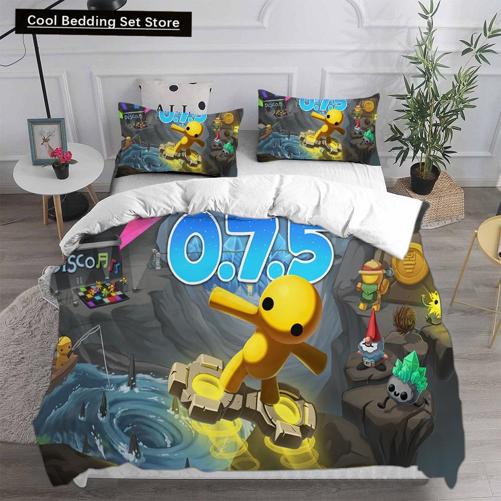 3D Print Wobbly Life Single Twin Full Queen King Size Quilt Anime Bed Cover Pillow Case 2-3 Pieces Duvet Cover Bedding Sets