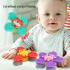 Children's Baby Dining Table Toy: Suction Cup Spinner and Cartoon Rotating Top