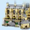 564 шт., волшебный замок темной ночи, строительные блоки, вид на город, модель сказочного замка, украшение из кирпичей, детские рождественские подарки