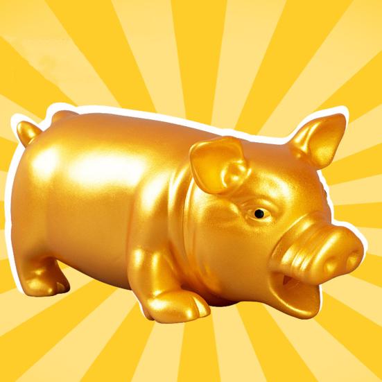 Мультяшная свинка-игрушка для снятия стресса, мягкая отскакивающая сжималка, забавная игрушка с кричащим звуковым эффектом, розыгрыш, игрушка-антистресс на День смеха
