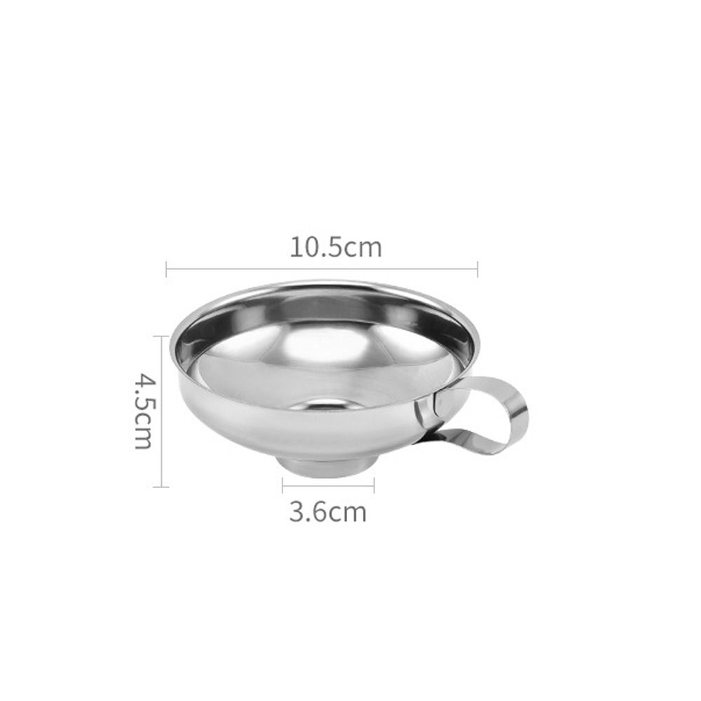 Tool Beans Pickles Kitchen Canning Funnel Wide Mouth Stainless Steel Hopper Filter