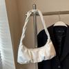 Korean Style Cloud Shoulder Bag Elegant Underarm Bag Elegant Dumplings Bag  Portable
