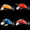 3.8CM/4.1G Wobblers For Trolling Goods Spoon Spinner Fishing Lures Treble Hook Swim Wobbler Bait