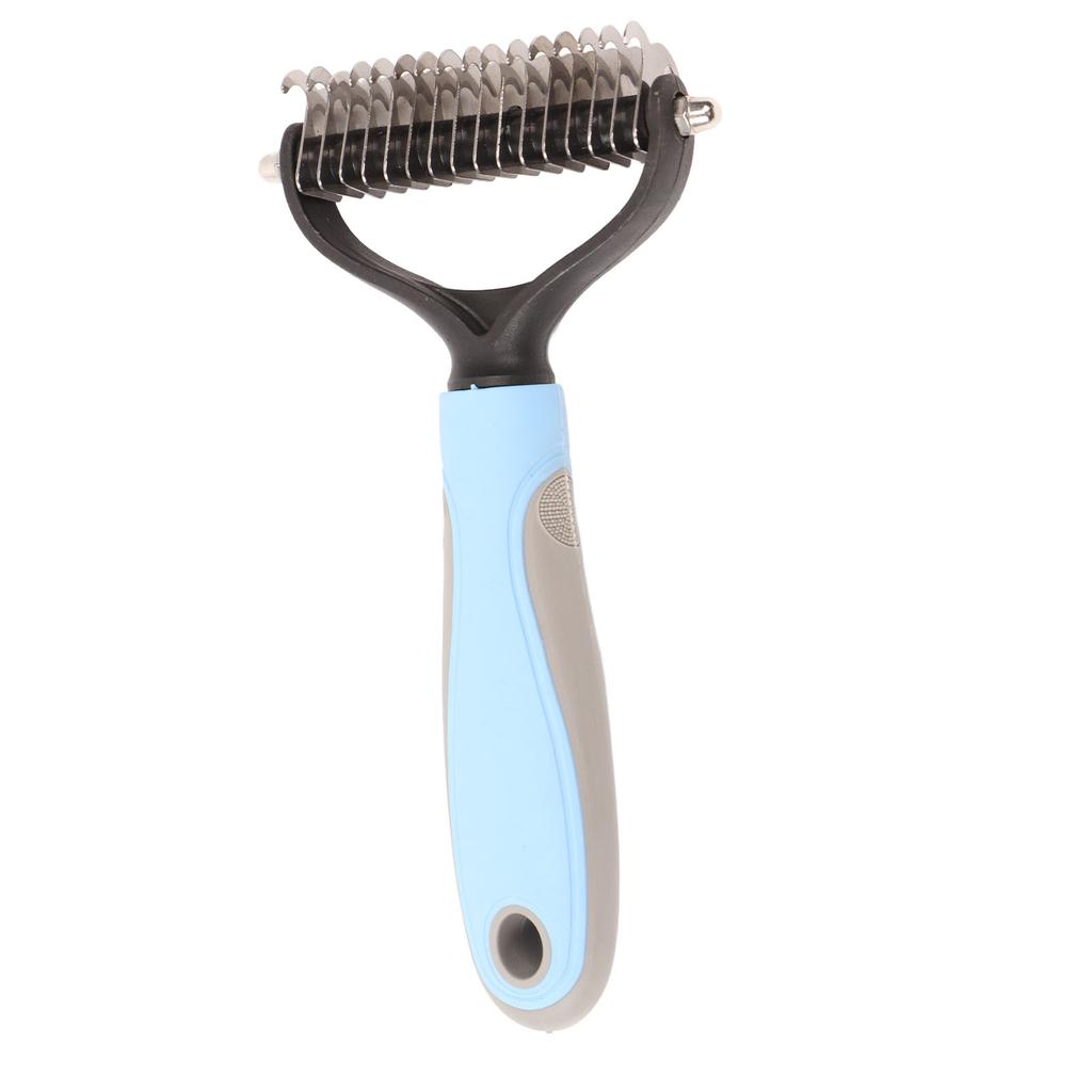 Щетка для груминга питомцев Двусторонняя щетка для линьки питомцев Удаляет спутанную шерсть Распутывающая расческа для питомцев для Голден