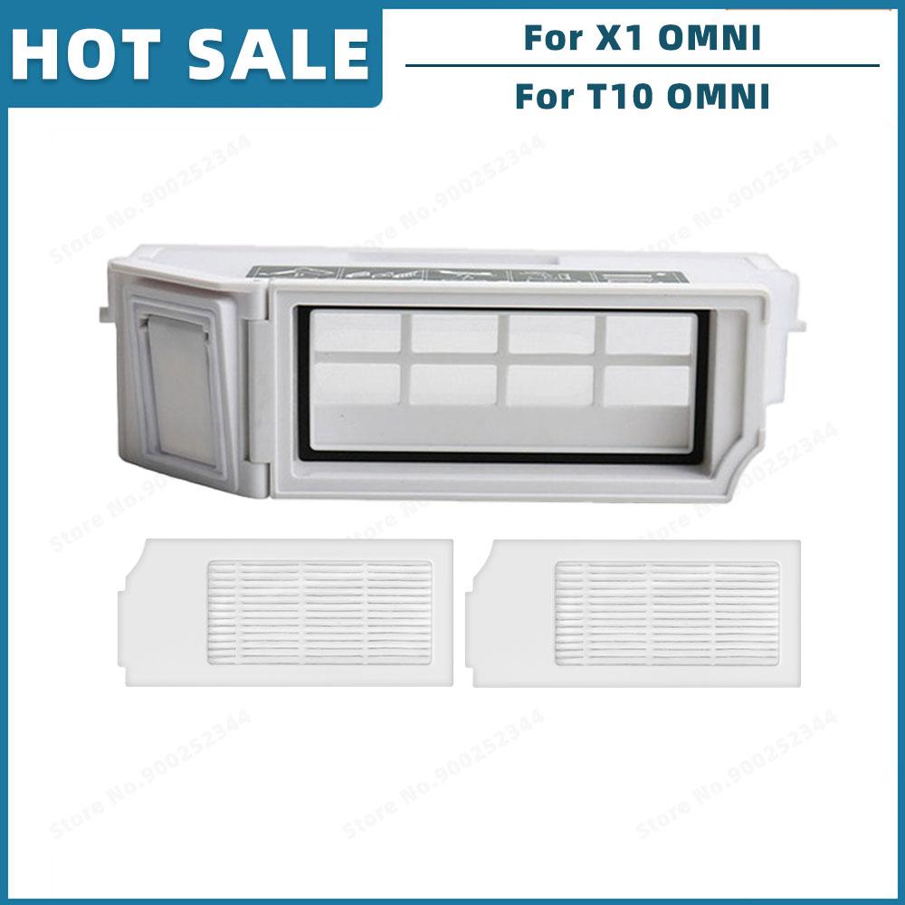 Совместимо для Ecovacs Debot X1 OMNI, T10 OMNI, X1 TURBO, T10 TURBO, DBX53 Запасные части Мешок для пыли Фильтр Основная боковая щетка Швабра