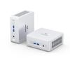 MINISFORUM UM750L Slim Mini AMD Ryzen 5 7545U 16GB 1TB Windows 11 Radeon 680M HDMI DP USB Triple Display PD Power BT Compact Desktop PC PC,