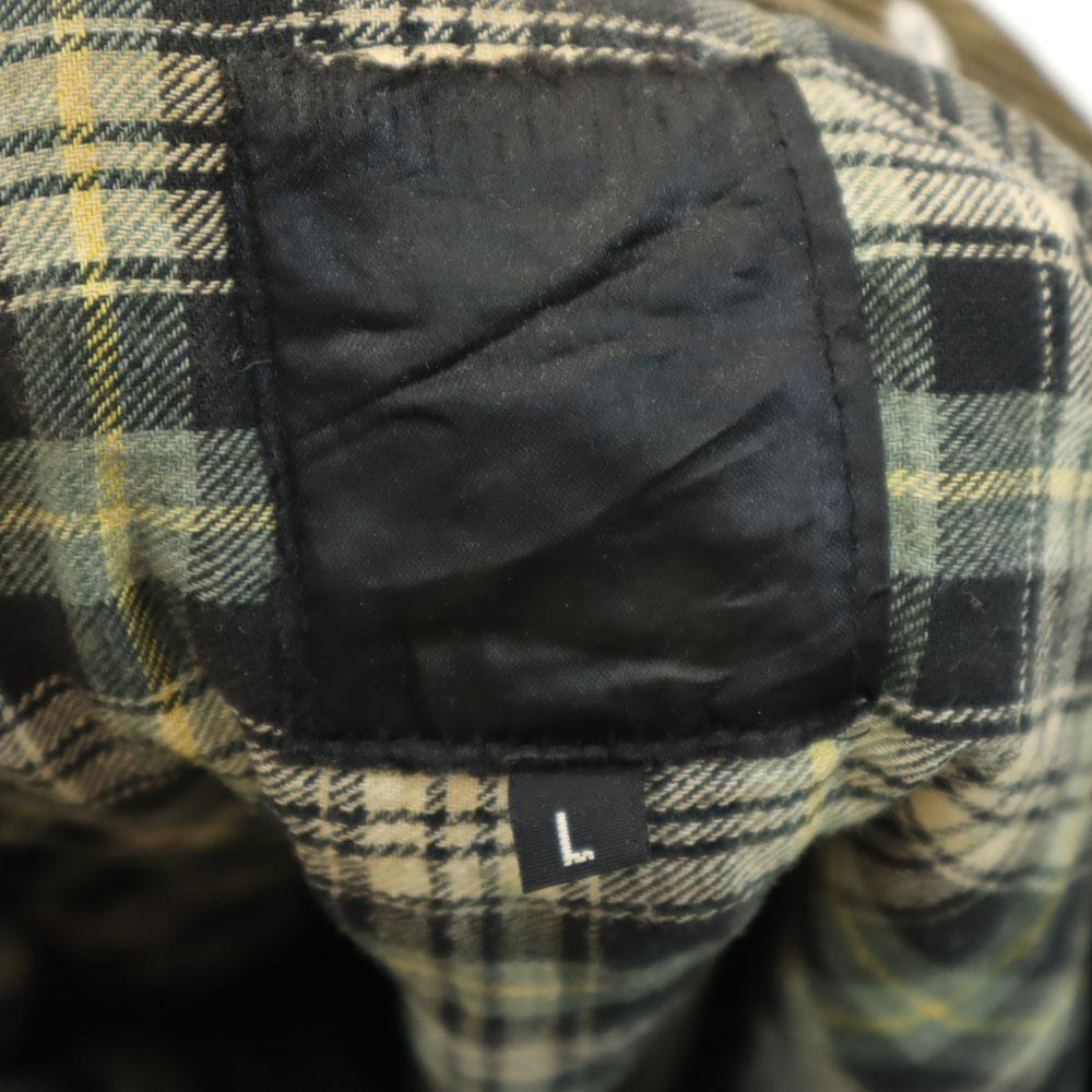 Dickies Сделано в Англии Промасленная куртка промасленная куртка L хаки Мужская Б/У