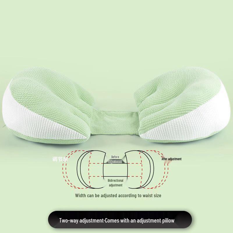 Подушка для беременных SnoozeShade U-образной формы: Поддержка поясницы и живота для спящих на боку