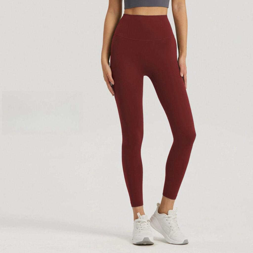 Женские эластичные брюки для йоги телесного цвета с эффектом подтяжки бедер - бесшовные, в стиле Spot Shark